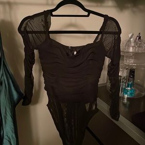 Delaney Bodysuit Black